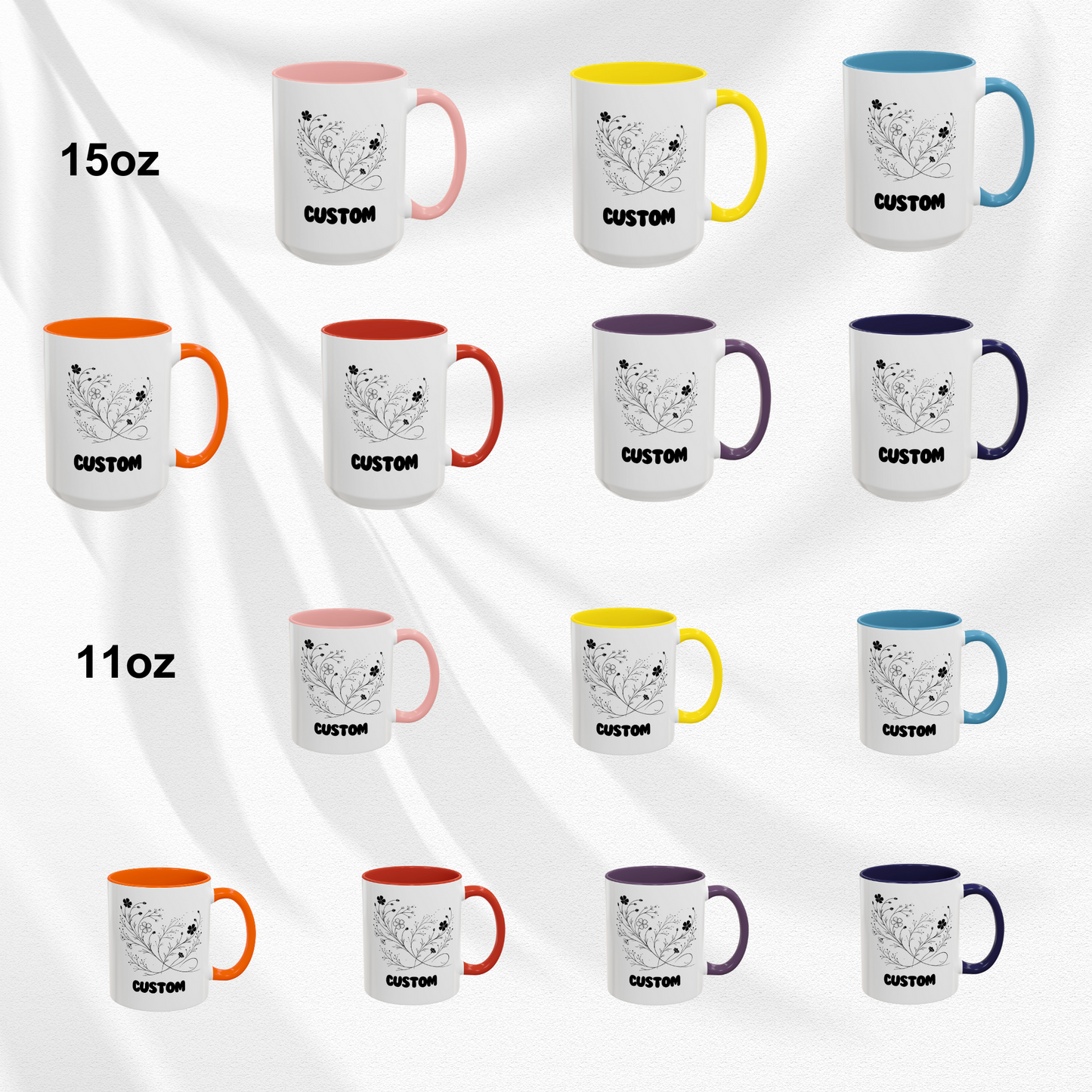 Accent Coffee Custom Mug (11, 15oz)